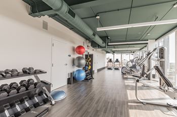 Two level fitness center